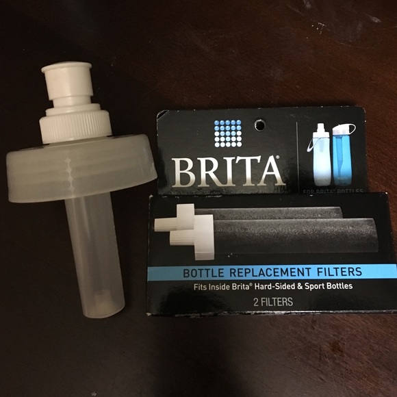 Brita Blue WaterBottle with Filters - Picture 3 of 4